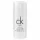 A white cylindrical stick of CK One Deodorant Deodorant Stick for Men 75ml, featuring product details in black text.