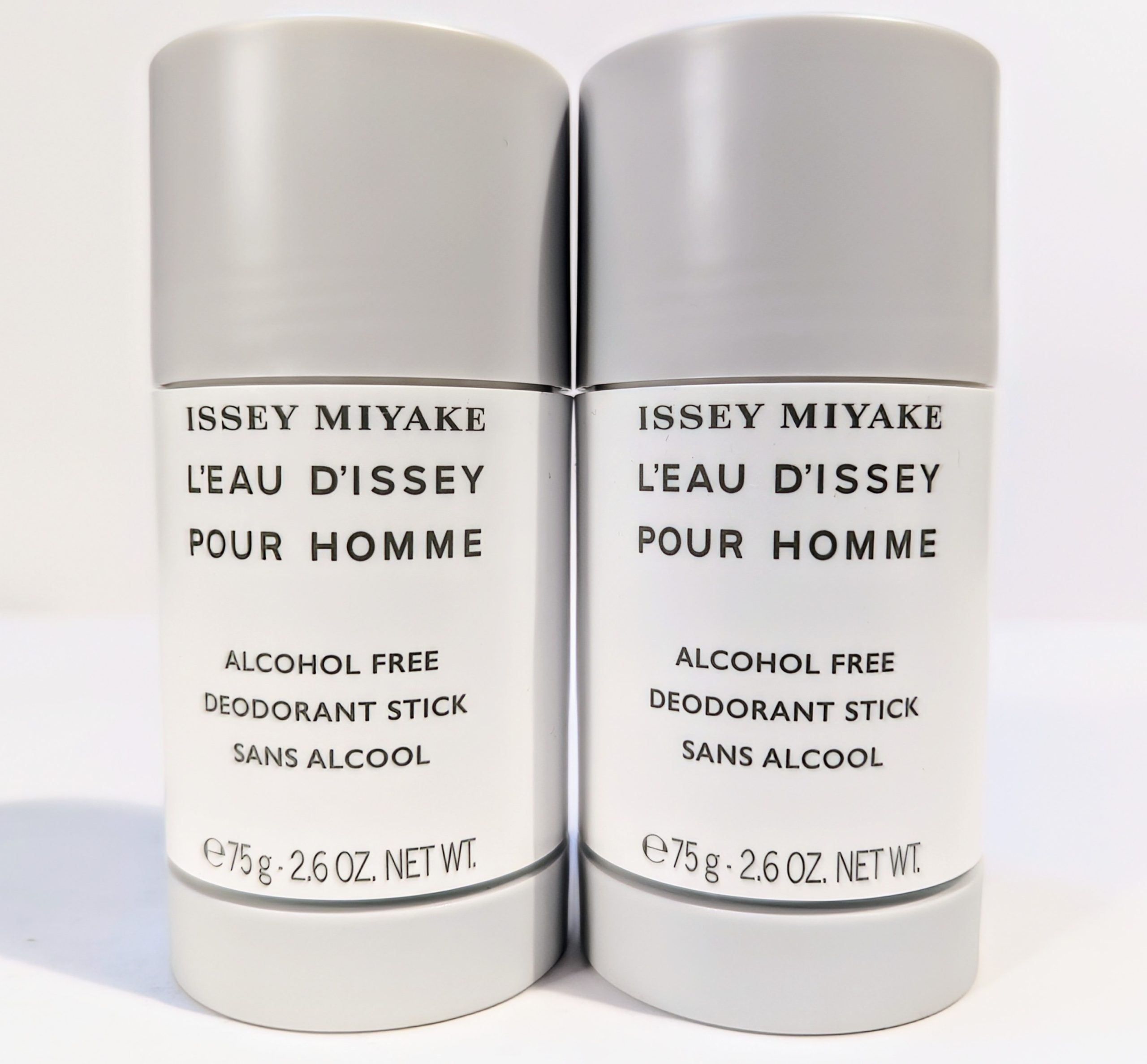 2x Issey Miyake L'eau D'issey 75ml Deodorant Stick for Men