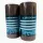 Two black deodorant sticks with teal labels displaying the product name "Le Déodorant" and information including "Alcohol-Free" and "Net Wt 2.6 oz / 75ml.