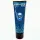 A tube of Police To Be All Over Body Shampoo, 100 ml, black with blue skull design and radiating blue lines.