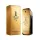 Image of a gold-colored Paco Rabanne 1 Million Eau De Toilette EDT 100ml Spray bottle next to its matching gold box. The bottle features a sleek, luxurious design, and the box prominently displays the product name and brand.