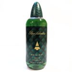 A green bottle of Pino Silvestre Original Bath & Shower Gel, 500ml size, with a quilted design and a golden tree logo on the front.