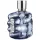 Diesel Only the Brave 50ml EDT for Men comes in a clear blue, fist-shaped bottle with a silver cap and raised silver "DIESEL" lettering on the side.