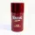 Red cylindrical deodorant stick with "Scandal" and "Jean Paul Gaultier" printed in white font. Contains 75ml/2.6 oz for men.