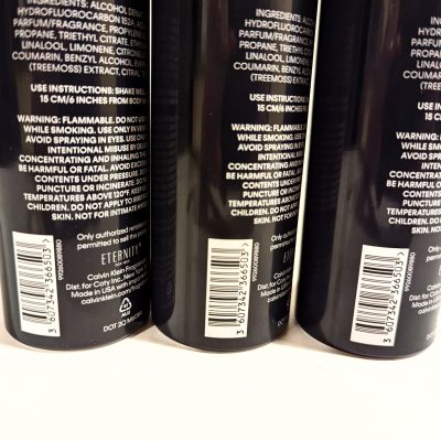 3x Calvin Klein Eternity For Men Deodorant Body Spray, 150ml - Image 5