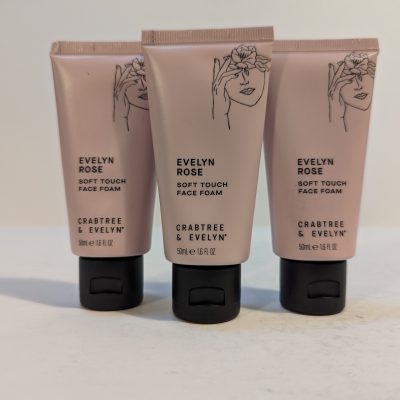 3x Crabtree & Evelyn Evelyn Rose Soft Touch Face Foam 50ml Travel Mini - Image 6