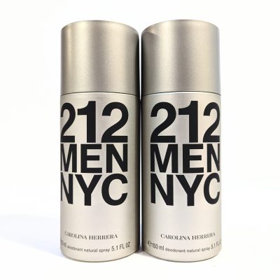 3x Carolina Herrera 212 NYC Men Deodorant Spray 150ml - Image 6