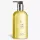 A clear 300ml bottle of Molton Brown Orange & Bergamot Hand Wash with a pump dispenser, featuring yellow liquid.