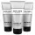 Three tubes of Montblanc Explorer Platinum Shower Gel Body Wash for Men (150ml each) are arranged upright against a white background.