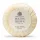 A set of three Molton Brown triple-milled milk soap round bars (25g each), wrapped in cream-colored paper with a central label featuring the brand and product name.
