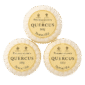 Three 30g bars of Penhaligon's Quercus Triple Milled Soap miniatures, each individually wrapped and labeled with the brand and product name.