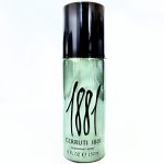 A 150ml bottle of Cerruti 1881 Pour Homme Deodorant Spray for Men has a black cap, light green body, and "1881" logo on the front.