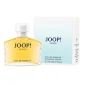 A bottle of Joop Le Bain EDT Spray 75ml for Women is displayed beside its white and blue packaging box.