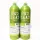 Two green bottles of Bed Head TIGI Urban Antidotes Re-Energize Level 1 Shampoo, each 25.36 fl oz (750 ml), standing side by side on a white background.