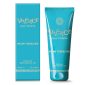 Two Versace Pour Femme Dylan Turquoise Bath & Shower Gel 200ml tubes shown next to matching retail boxes.