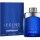 A MontBlanc Legend Blue EDP 30ml Spray for Men perfume bottle and its matching blue box, both labeled with white text, are displayed side by side.