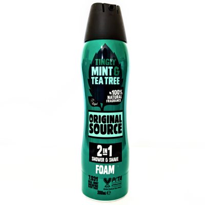 Original Source Tingly Mint & Tea Tree Shower Foam, 200ml