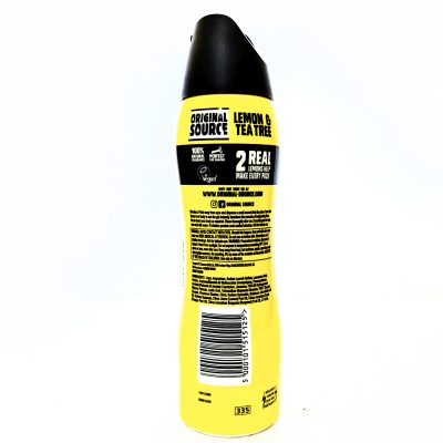 3x Original Source Zesty Lemon & Tea Tree Shower Foam, 200ml (Copy)