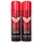 Two 200 ml cans of Police Instinct Deodorant Spray for Men are placed side by side against a white background.