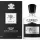 A Creed Aventus Eau de Parfum EDP 50ml Spray for Men bottle and its black box are displayed side by side, each adorned with a silver label featuring a horse and rider illustration.