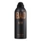 Two black cans of Diesel Bad Body Spray for Men, each 200ml with copper lettering, are displayed against a white background.