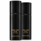 Two black cylindrical spray bottles of 2x Tom Ford Noir Extreme All Over Body Spray 150ml, featuring gold text labels, standing side by side against a white background.