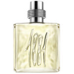 Cerruti 1881 Pour Homme EDT Spray for Men features a square glass bottle with "1881" embossed on the front and a metallic cylindrical cap.