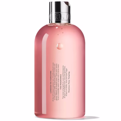 Molton Brown Delicious Rhubarb & Rose Bath & Shower Gel 300ml, Unisex - Image 3