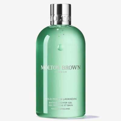2x Molton Brown Wild Mint & Lavandin Bath & Shower Gel 300ml, Unisex - Image 1