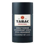 Mäurer & Wirtz Tabac Craftsman Deodorant Stick for Men, 75ml, features dark gray packaging with a white label.