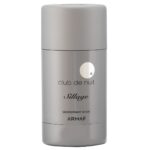 Three silver cylindrical 75ml deodorant sticks, labeled "Armaf Club de Nuit Sillage" for unisex use, are standing upright on a plain white background.