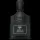 A matte black bottle of Creed Absolu Aventus fragrance with an embossed logo and a white label on the front.