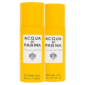 Two 150ml bottles of Acqua di Parma Colonia Deodorant Spray, Unisex, shown side by side with yellow packaging and black text labels against a white background.
