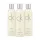 Three bottles of CK One Shower Gel Body Wash 250ml, unisex, with silver caps, are lined up side by side against a white background.