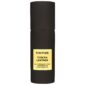 Two black cylindrical bottles labeled 