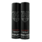 Two black cans of 2x Police Extreme Deodorant Spray for Men, 200ml each, are placed side by side against a white background.
