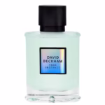 A duo pack of David Beckham True Instinct Eau de Parfum, each a 75ml spray bottle with a clear glass body, black cap, and holographic front label featuring the product name.