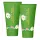 Two green 150ml tubes of Marc Jacobs Daisy Wild Shower Gel for women, each decorated with white daisy graphics and floral motifs. Set includes 2x body wash.