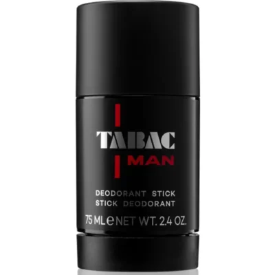 Three 75ml Mäurer & Wirtz Tabac Man Deodorant Sticks, featuring a black design with red and white text on the label, are displayed against a white background.