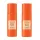 Two upright orange spray bottles of 2x Tom Ford Bitter Peach All Over Body Spray on a white background.