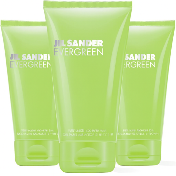 Jil Sander evergreen perfumed shower gel 3 untis
