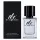 A 30ml bottle of Mr Burberry Indigo Eau De Toilette for men is displayed with a black cap next to its black product box, both featuring white Burberry branding.