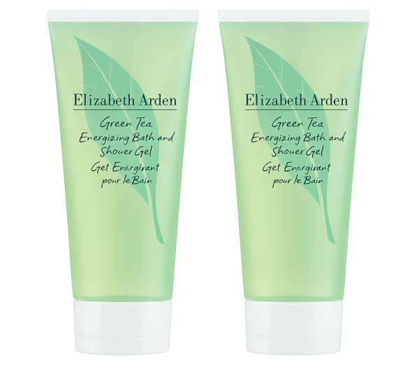 Two units elizabeth arden green tea shower gel bath