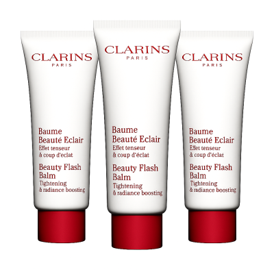 3x Clarins Beauty Flash Balm 50ml - Image 1