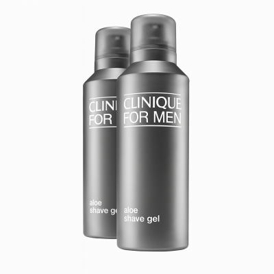 2x Clinique Clinique Men Aloe Shave Gel 125ml - Image 1