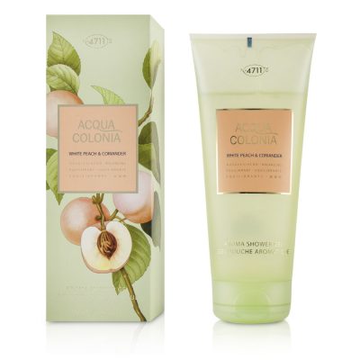 Maurer 4711 Acqua Colonia White Peach Coriander Shower Gel 200ml - Image 2