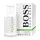 A 50ml bottle of Hugo Boss Bottled Unlimited EDT for Men is displayed beside its matching white and green box, both featuring the "BOSS HUGO BOSS" branding.