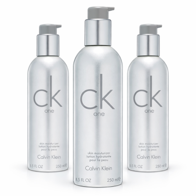 3x CK One Body Moisturiser, CK1, Unisex, 250ml - Image 1