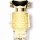 The Paco Rabanne Fame Eau de Parfum for Women (150ml) features a gold and clear robot-shaped bottle with large black sunglasses and a scalloped, textured design.