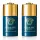 2x Versace Eros Deodorant Stick for Men, 75ml each, with gold caps and teal blue bodies featuring the Medusa logo and gold text, shown on a white background.